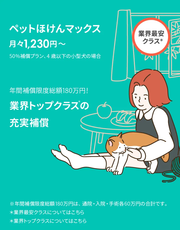 ペットほけんマックスの商品説明_sp