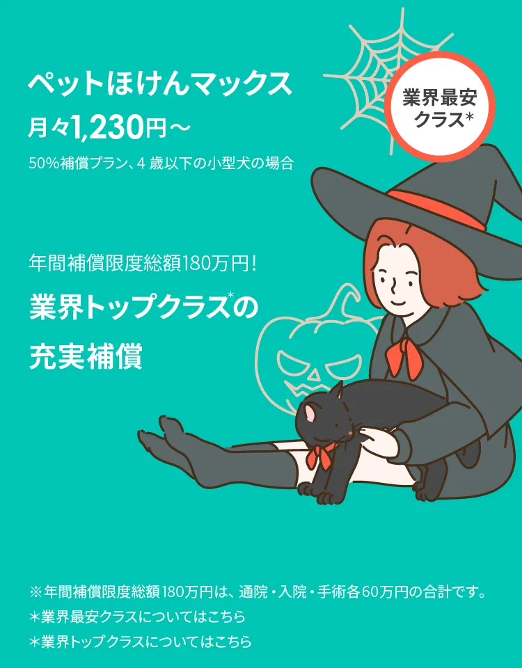 ペットほけんマックスの商品説明_sp