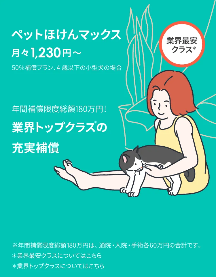 ペットほけんマックスの商品説明_sp